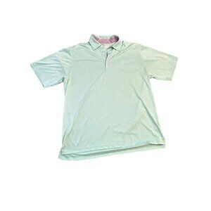 Donald Ross Green Polo Shirt L 100% Polyester